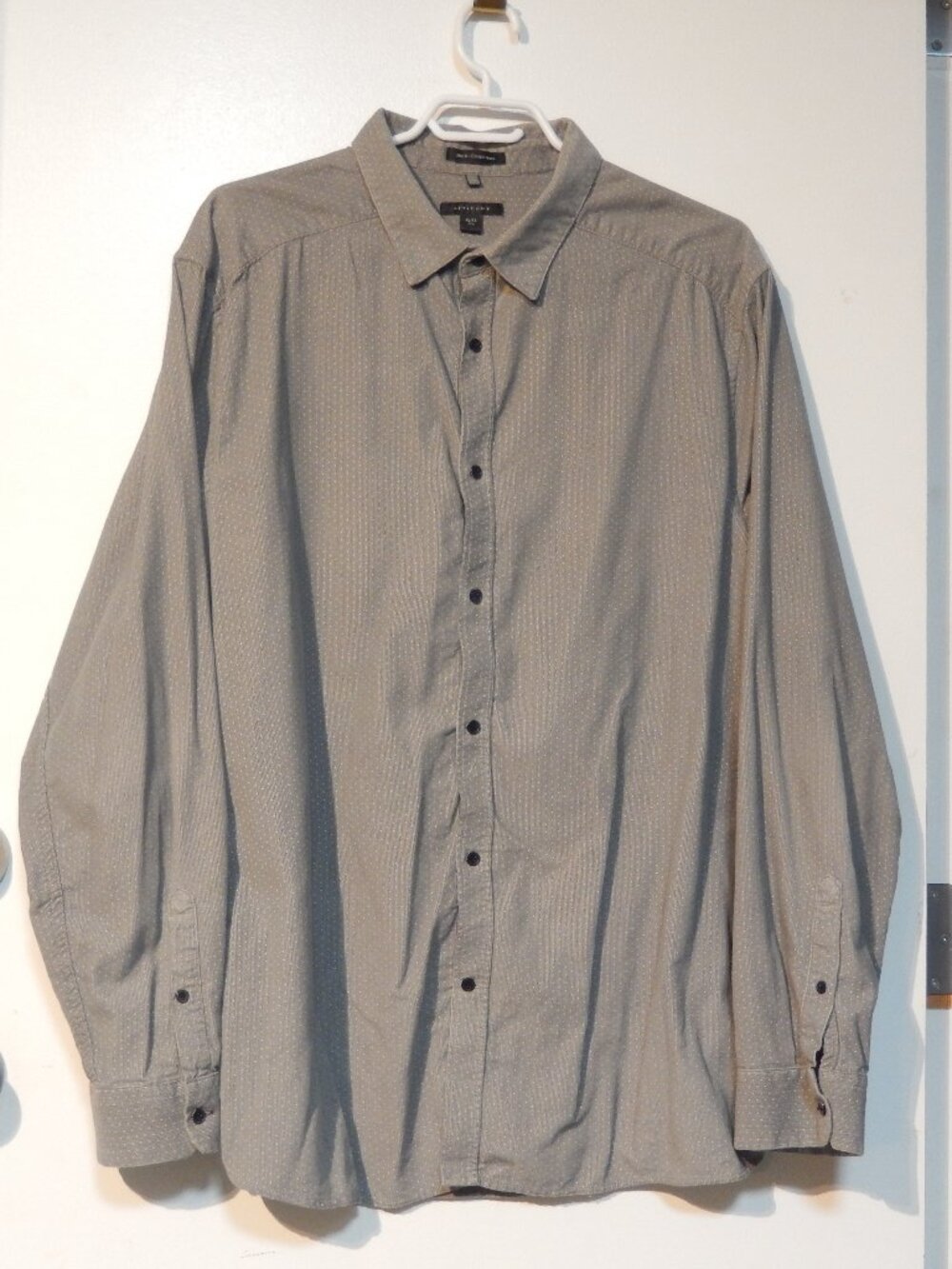 Cordaroy Gray Long sleeevd Shirt XL
